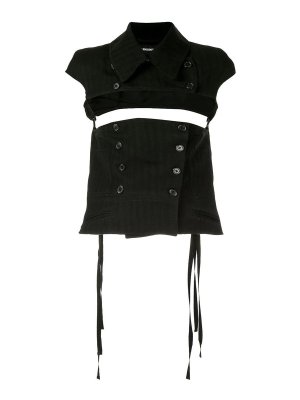 ANN DEMEULEMEESTER: Tops und Tank Tops - Top - Schwarz