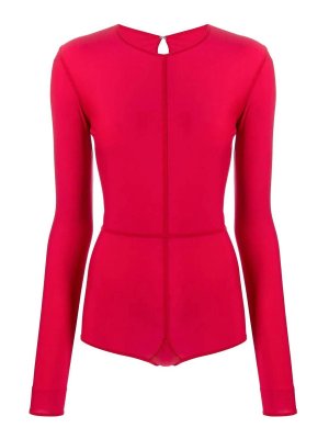 ANN DEMEULEMEESTER: Tops y camisetas sin mangas - Top - Rojo