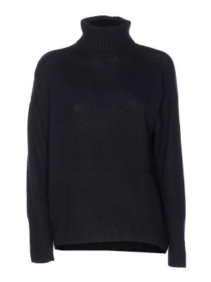 ALLUDE: Pull col rond - Pull Col Rond - Noir