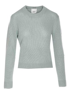 ALLUDE: Pull col rond - Pull Col Rond - Vert