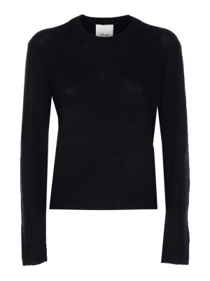 ALLUDE: Pull col rond - Pull Col Rond - Noir