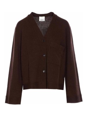 ALLUDE: Cardigans - Cardigan - Marron