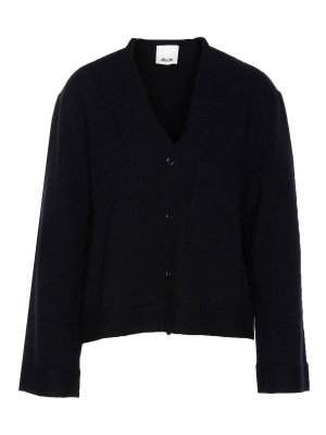 ALLUDE: Cardigans - Cardigan - Noir