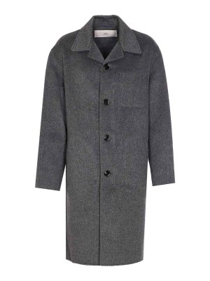 AMI PARIS: short coats - Single breasted coat