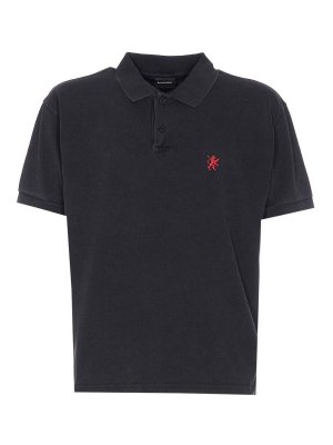 BALENCIAGA: Poloshirts - Poloshirt - Schwarz