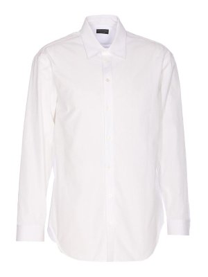 BALENCIAGA: shirts - White Standard Shirt Frontal Buttons Closure