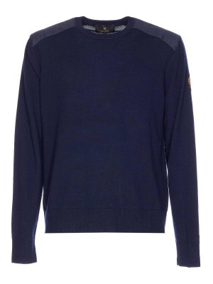 BELSTAFF: maglia collo rotondo - Maglione blu kerrigan