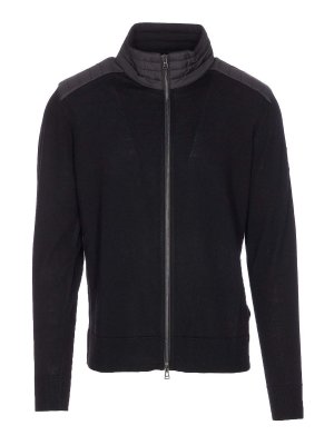 BELSTAFF: cardigan - Black Kelby Zip Cardigan