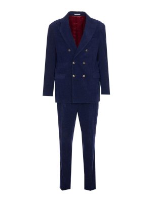 BRUNELLO CUCINELLI: Elegante Anzüge - Eleganter Anzug - Blau