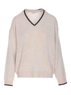BRUNELLO CUCINELLI: crew necks - Logo Sweater