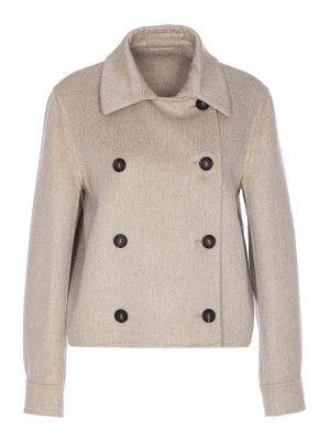 BRUNELLO CUCINELLI: short coats - Grey Coat