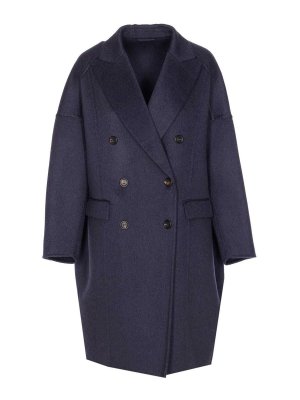 BRUNELLO CUCINELLI: short coats - Blue Coat