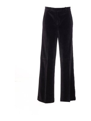 CIRCOLO 1901: Pantalons casual - Pantalons Décontractés - Noir