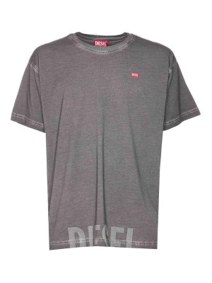 DIESEL: T-shirts - T-Shirt - Gris