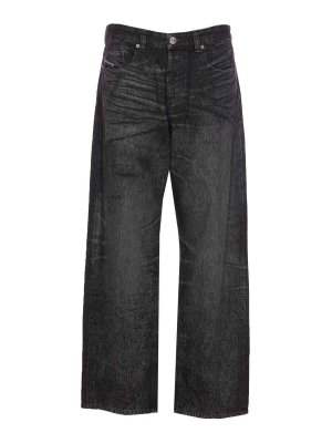 DIESEL: casual trousers - Black D-Macro Pants