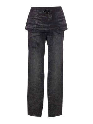 DIESEL: Pantalons casual - Pantalons Décontractés - Bleu