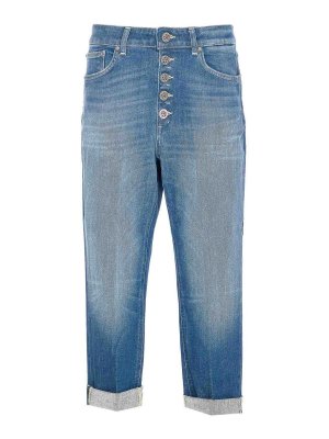 DONDUP: bootcut jeans - Blue Koons Jeans