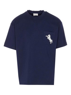 DRÔLE DE MONSIEUR: Camisetas - Camiseta - Azul