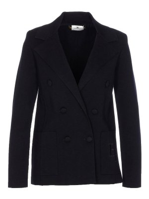 ELISABETTA FRANCHI: cardigan - CARDIGAN CARDIGAN BLACO DOPPIO CHIUSA CHIUSA