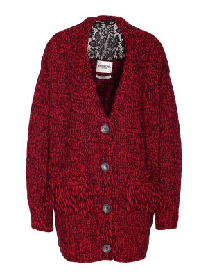 ESSENTIEL ANTWERP: cardigan - Cardigan rosso
