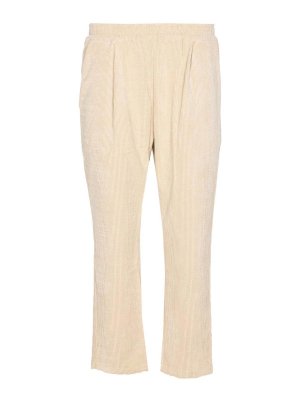 FAMILY FIRST: pantaloni casual - Pantaloni in velluto beige