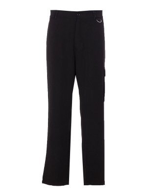 FAMILY FIRST: casual trousers - Black Cargo Classic Pants