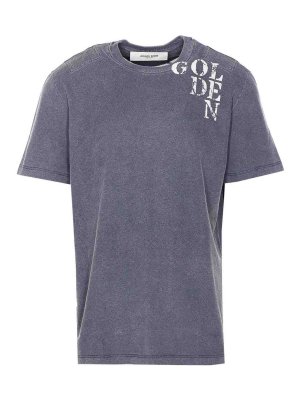 GOLDEN GOOSE: Camisetas - Camiseta - Azul