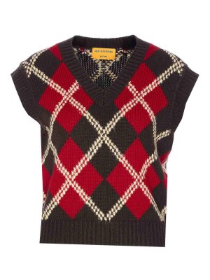 GUEST IN RESIDENCE: maglieria gilet - Giubbotto argyle