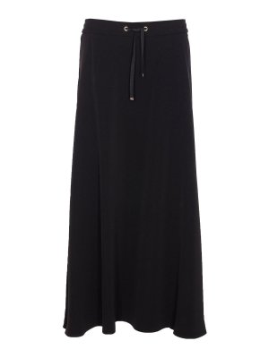 HERNO: Knee length skirts & Midi - Black Skirt