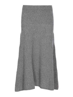 Liu Jo: Jupes midi et au genou - Jupe Midi - Gris