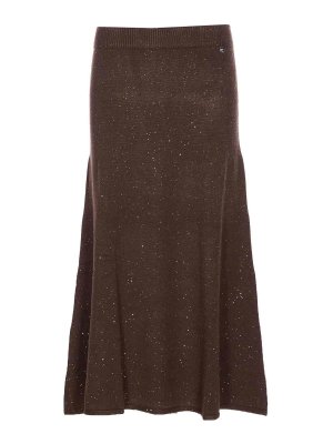 Liu Jo: gonne al ginocchio  e longuette - Gonna marrone