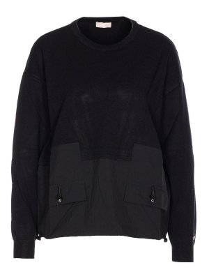 Liu Jo: crew necks - Black Sweater