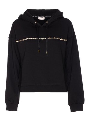 Liu Jo: Sudaderas y suéteres - Sudadera - Negro