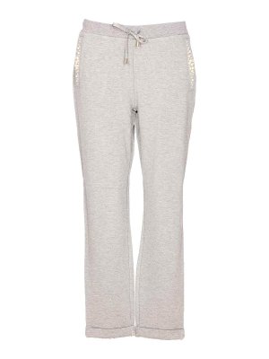 Liu Jo: tracksuit bottoms - Grey Jogger Pants