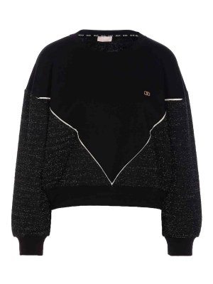Liu Jo: Sudaderas y suéteres - Sudadera - Negro
