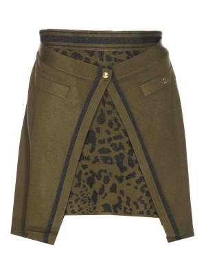 Liu Jo: Jupes midi et au genou - Jupe Midi - Vert