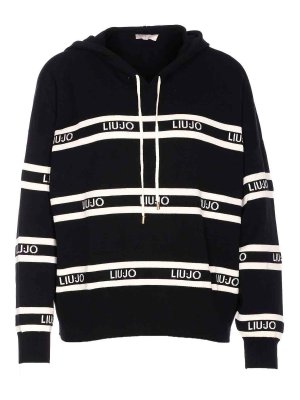 Liu Jo: Sudaderas y suéteres - Sudadera - Negro