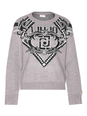 Liu Jo: crew necks - Logo Sweater