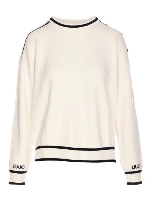 Liu Jo: Pull col rond - Pull Col Rond - Blanc