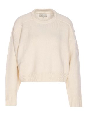 LOULOU STUDIO: crew necks - Ivory Sweater