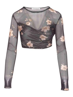 MAR DE MARGARITAS: Top e canotte - Top a maniche lunghe nere