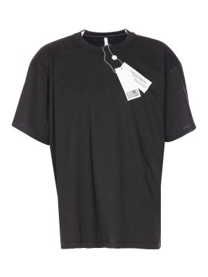 MM6 MAISON MARGIELA: t-shirts - Black And White T-Shirt