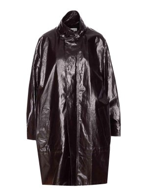 MM6 MAISON MARGIELA: short coats - Brown Coat