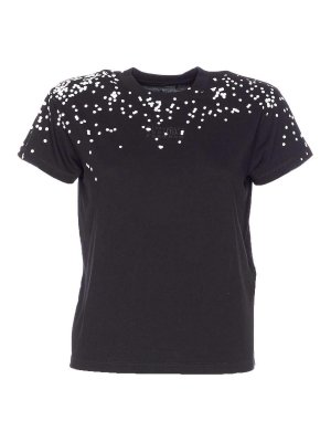 MM6 MAISON MARGIELA: t-shirts - Black T-Shirt