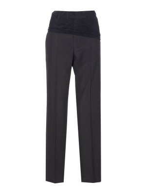 MM6 MAISON MARGIELA: Casual Hosen - Casual Hose - Schwarz