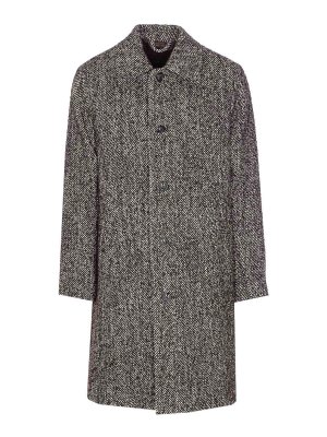 NN.07: short coats - Brown And White Franco Coat