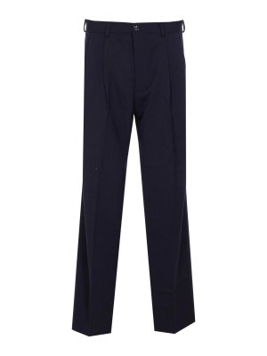 NN.07: pantaloni casual - Pantaloni blu Justin