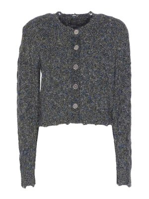 Pinko: cardigans - Blue Walking Sweater