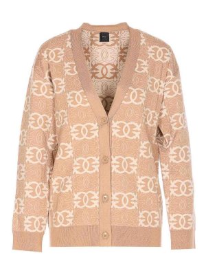 Pinko: cardigans - Cardigan Logo