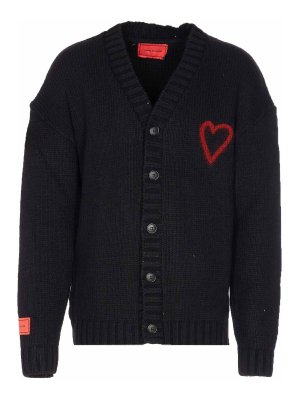 VISION OF SUPER: Cárdigans - Cárdigan - Negro
